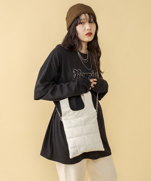 RASVOA(ラスボア)の「3WAYキルティングバッグ(トートバッグ・レディース・オフホワイト/ブラック・FREE)」の13枚目の写真