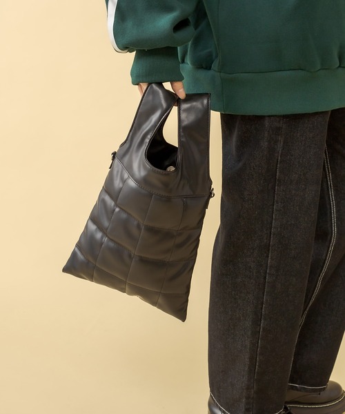 RASVOA(ラスボア)の「3WAYキルティングバッグ(トートバッグ・レディース・オフホワイト/ブラック・FREE)」の12枚目の写真