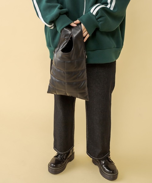 RASVOA(ラスボア)の「3WAYキルティングバッグ(トートバッグ・レディース・オフホワイト/ブラック・FREE)」の14枚目の写真