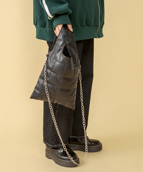 RASVOA(ラスボア)の「3WAYキルティングバッグ(トートバッグ・レディース・オフホワイト/ブラック・FREE)」の16枚目の写真