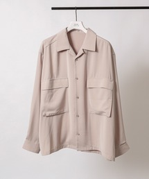 COLONY 2139 | シルクタッチBIGポケット長袖シャツ/ダブルフラップポケットシャツ(シャツ/ブラウス)