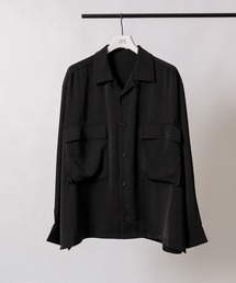 COLONY 2139 | シルクタッチBIGポケット長袖シャツ/ダブルフラップポケットシャツ(シャツ/ブラウス)