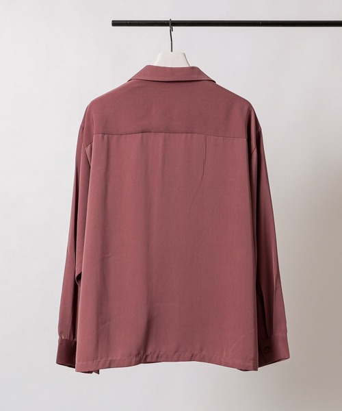 COLONY 2139（コロニートゥーワンスリーナイン）の「シルクタッチBIGポケット長袖シャツ/ダブルフラップポケットシャツ（シャツ/ブラウス・メンズ・ライトグレー/ブラック/ピンク/ブルー・MEDIUM/LARGE/X-LARGE）」の7枚目の写真