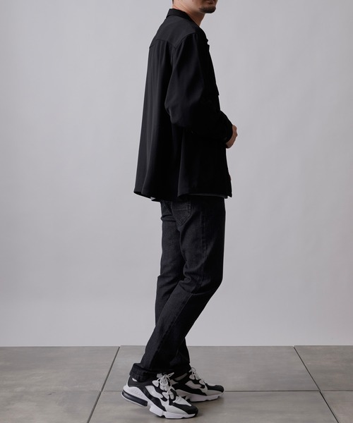 COLONY 2139（コロニートゥーワンスリーナイン）の「シルクタッチBIGポケット長袖シャツ/ダブルフラップポケットシャツ（シャツ/ブラウス・メンズ・ライトグレー/ブラック/ピンク/ブルー・MEDIUM/LARGE/X-LARGE）」の14枚目の写真