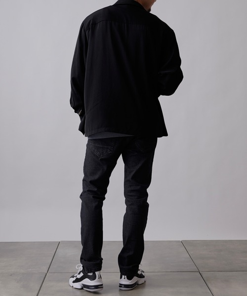 COLONY 2139（コロニートゥーワンスリーナイン）の「シルクタッチBIGポケット長袖シャツ/ダブルフラップポケットシャツ（シャツ/ブラウス・メンズ・ライトグレー/ブラック/ピンク/ブルー・MEDIUM/LARGE/X-LARGE）」の15枚目の写真