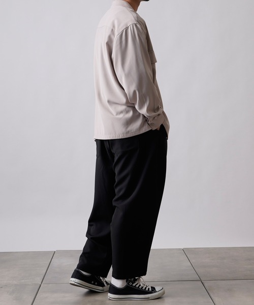 COLONY 2139（コロニートゥーワンスリーナイン）の「シルクタッチBIGポケット長袖シャツ/ダブルフラップポケットシャツ（シャツ/ブラウス・メンズ・ライトグレー/ブラック/ピンク/ブルー・MEDIUM/LARGE/X-LARGE）」の20枚目の写真