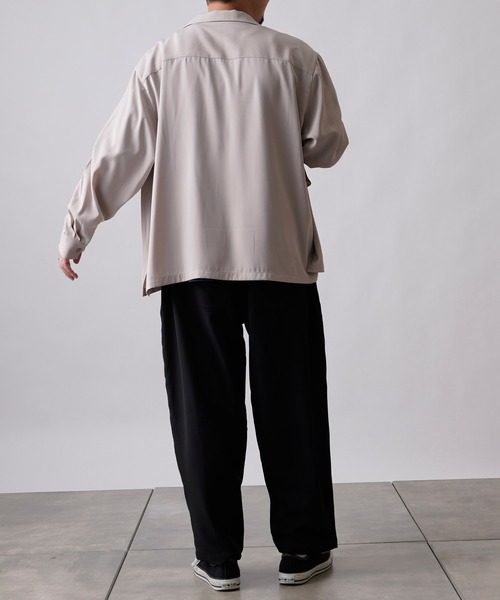 COLONY 2139（コロニートゥーワンスリーナイン）の「シルクタッチBIGポケット長袖シャツ/ダブルフラップポケットシャツ（シャツ/ブラウス・メンズ・ライトグレー/ブラック/ピンク/ブルー・MEDIUM/LARGE/X-LARGE）」の21枚目の写真