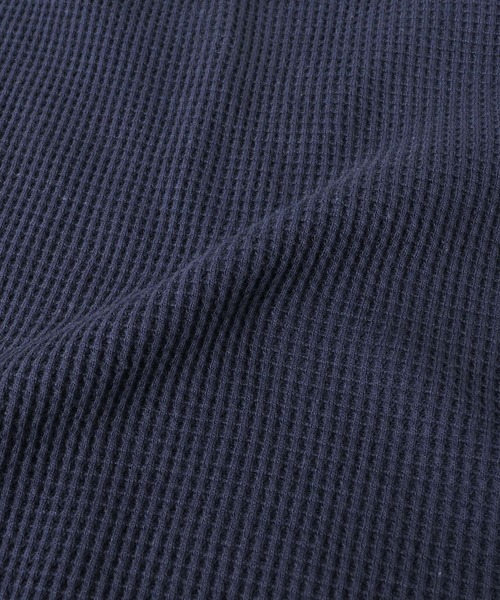 GLAZOS（グラソス）の「ワッフル・フェイクレイヤード５分袖Tシャツ（Tシャツ/カットソー・キッズ・ベージュ/ネイビー/ブラック・140cm/170cm/150cm/130cm/160cm）」の15枚目の写真