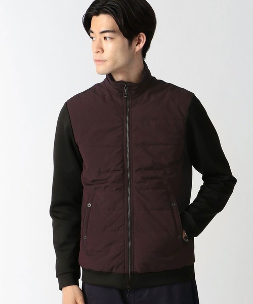 NICOLE CLUB FOR MEN（ニコルクラブフォーメン）の「カットコンビ中綿ブルゾン（その他アウター・メンズ・ネイビー/ブラック/ボルドー/ベージュ・LARGE/MEDIUM/X-LARGE）」の10枚目の写真