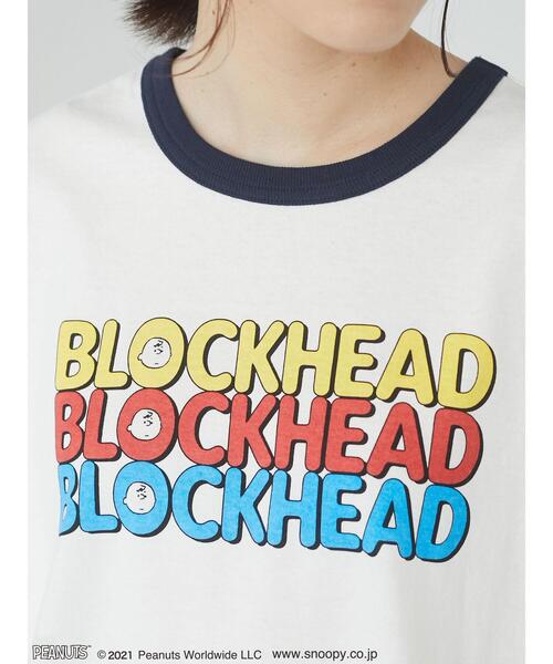 Green Parks(グリーンパークス)の「PEANUTS リンガーT*(Tシャツ/カットソー・レディース・レッド/ネイビー・FREE)」の7枚目の写真