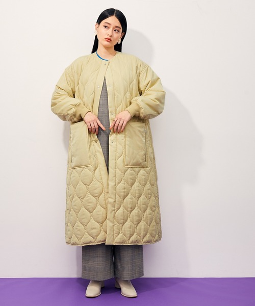 ADAM ET ROPE'（アダムエロペ）の「キルティングロングコート（その他