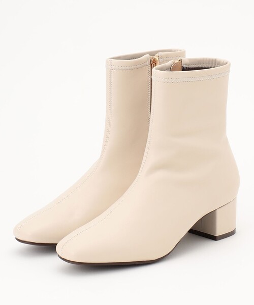 ANY(エニィ)の「撥水ストレッチミドル丈 ブーツ(ブーツ・レディース・ブラック系/ダークブラウン系/グレー系/アイボリー系・LARGE/MEDIUM)」の1枚目の写真