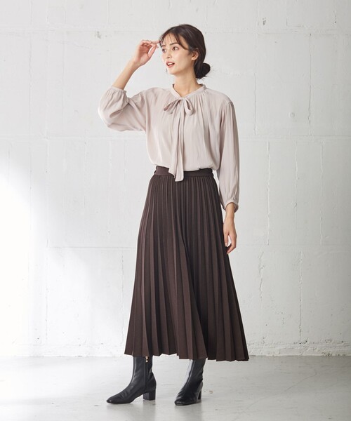 ANY(エニィ)の「撥水ストレッチミドル丈 ブーツ(ブーツ・レディース・ブラック系/ダークブラウン系/グレー系/アイボリー系・LARGE/MEDIUM)」の14枚目の写真