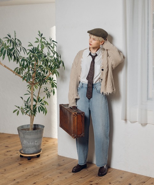 MUHET(ミュエータ)の「ペイズリー柄ネクタイ(ネクタイ・レディース・ダークブラウン・FREE)」の9枚目の写真