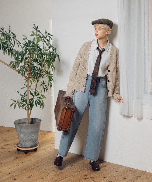 MUHET(ミュエータ)の「ペイズリー柄ネクタイ(ネクタイ・レディース・ダークブラウン・FREE)」の12枚目の写真