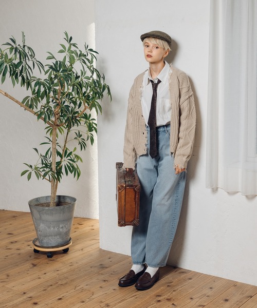 MUHET(ミュエータ)の「ペイズリー柄ネクタイ(ネクタイ・レディース・ダークブラウン・FREE)」の13枚目の写真