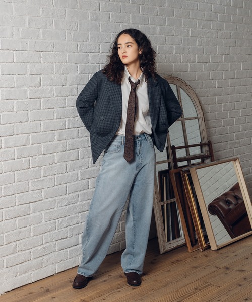 MUHET(ミュエータ)の「ペイズリー柄ネクタイ(ネクタイ・レディース・ダークブラウン・FREE)」の18枚目の写真