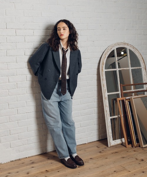 MUHET(ミュエータ)の「ペイズリー柄ネクタイ(ネクタイ・レディース・ダークブラウン・FREE)」の20枚目の写真