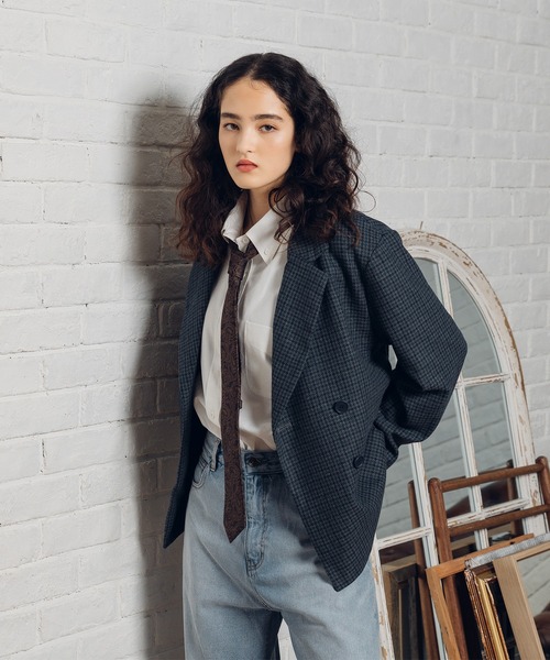 MUHET(ミュエータ)の「ペイズリー柄ネクタイ(ネクタイ・レディース・ダークブラウン・FREE)」の21枚目の写真