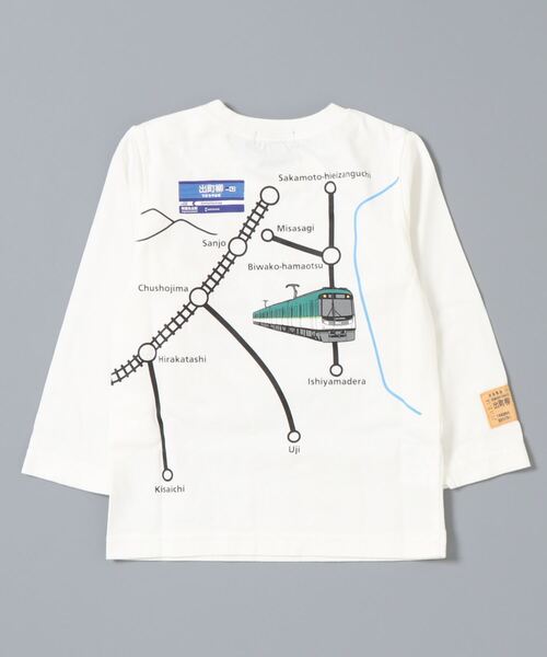 hungry heart（ハングリーハート）の「京阪電車路線図Tシャツ