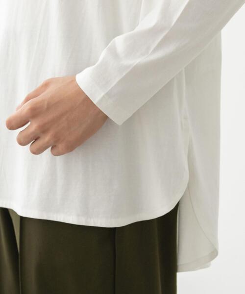 FEELING MADE(フィーリングメイド)の「FEELING MADE ビッグシルエット タートルプルオーバー <UNISEX>(Tシャツ/カットソー・レディース・ブラック/オフホワイト・MEDIUM/LARGE)」の19枚目の写真