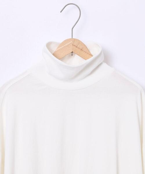 FEELING MADE(フィーリングメイド)の「FEELING MADE ビッグシルエット タートルプルオーバー <UNISEX>(Tシャツ/カットソー・レディース・ブラック/オフホワイト・MEDIUM/LARGE)」の14枚目の写真
