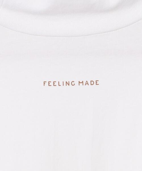 FEELING MADE(フィーリングメイド)の「FEELING MADE ビッグシルエット タートルプルオーバー <UNISEX>(Tシャツ/カットソー・レディース・ブラック/オフホワイト・MEDIUM/LARGE)」の18枚目の写真