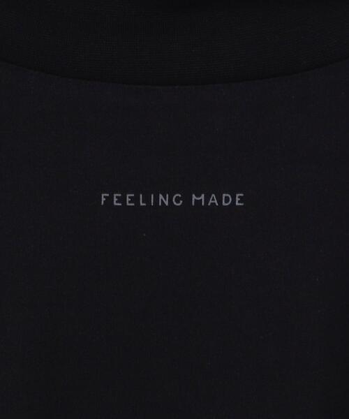 FEELING MADE(フィーリングメイド)の「FEELING MADE ビッグシルエット タートルプルオーバー <UNISEX>(Tシャツ/カットソー・レディース・ブラック/オフホワイト・MEDIUM/LARGE)」の22枚目の写真