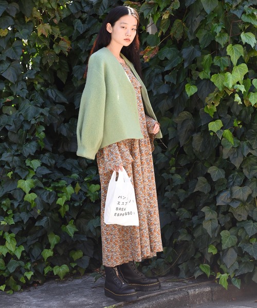 Alley by w closet（アリーバイダブルクローゼット）の「【Alley】スライバーVネックショートジャケット（ノーカラージャケット・レディース・ピンク/ミント/サックスブルー・FREE）」の20枚目の写真