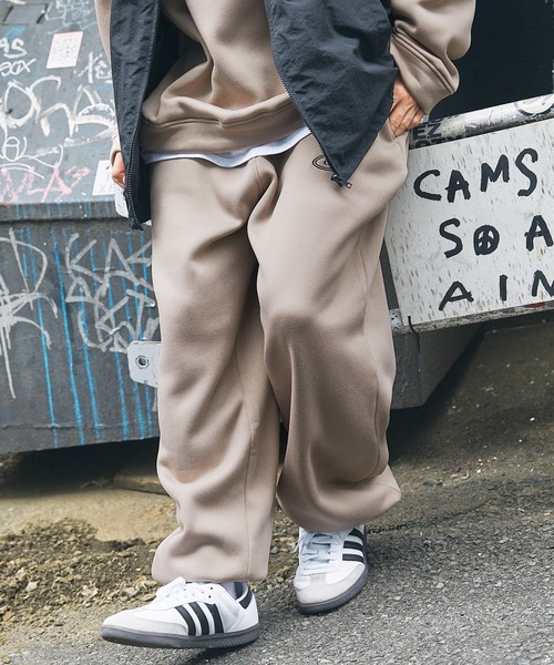 MSG（エムエスジー）の「【 スウェット セットアップ 】ロゴ刺繍襟付きスウェット+イージスウェットパンツ（スウェット・メンズ・ホワイト/ブラック/ネイビー/グレー/ブルー/グリーン/チャコール/ベージュ/アッシュ/ダークグリーン・S/M/L/XL）」の14枚目の写真