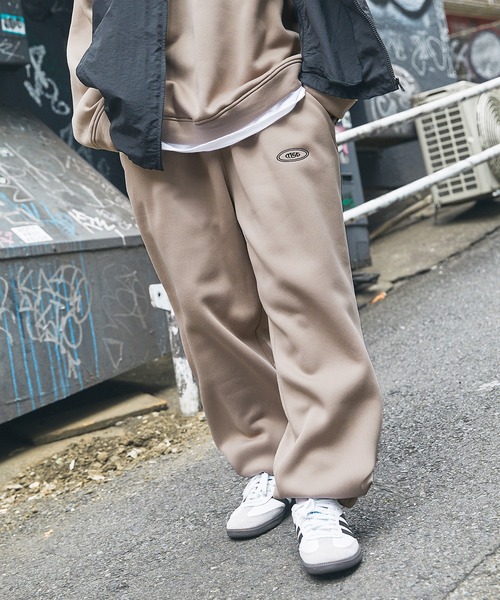 MSG（エムエスジー）の「【 スウェット セットアップ 】ロゴ刺繍襟付きスウェット+イージスウェットパンツ（スウェット・メンズ・ホワイト/ブラック/ネイビー/グレー/ブルー/グリーン/チャコール/ベージュ/アッシュ/ダークグリーン・S/M/L/XL）」の18枚目の写真