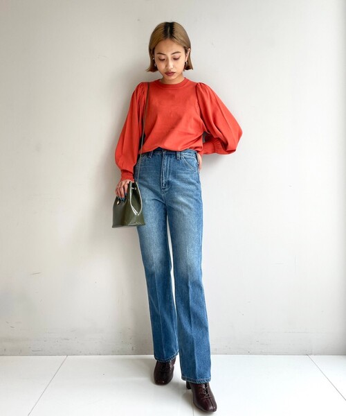 AG by aquagirl（エージーバイアクアガール）の「◆WRANGLER フレアデニムパンツ（デニムパンツ・レディース・グレー系その他/ブルー・38/36）」の8枚目の写真
