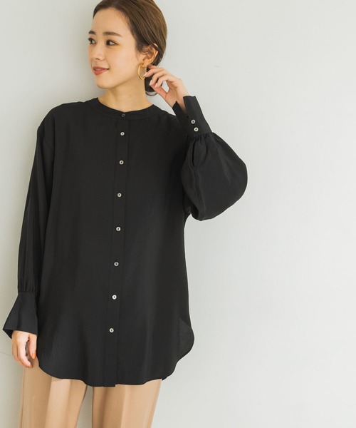 URBAN RESEARCH（アーバンリサーチ）の「前後2wayギャザーブラウス（Tシャツ/カットソー・レディース・オフホワイト/ブラック・FREE）」の11枚目の写真