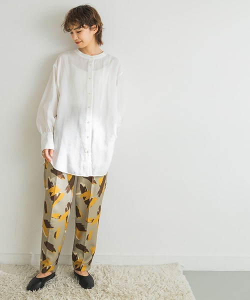 URBAN RESEARCH（アーバンリサーチ）の「前後2wayギャザーブラウス（Tシャツ/カットソー・レディース・オフホワイト/ブラック・FREE）」の22枚目の写真