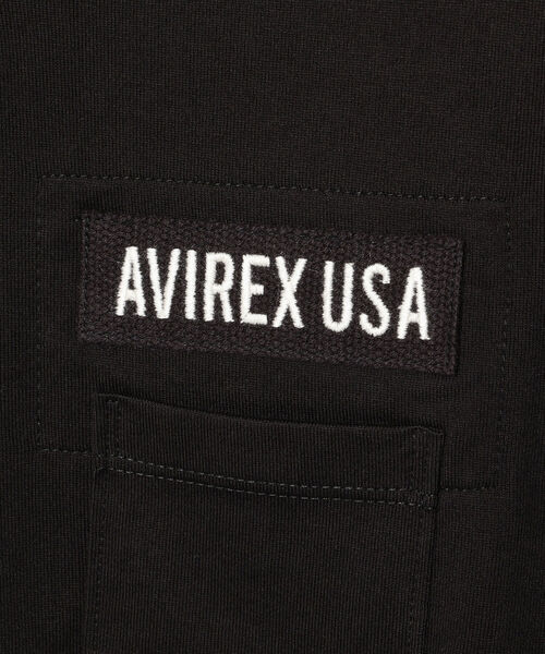 AVIREX(アヴィレックス)の「【WEB限定】ウィメンズ 長袖 Vネック ファティーグ Tシャツ / Women's LONGSLEEVE V-NECK FATIGUE T-SHIRT / アヴィレックス / AVIREX(Tシャツ/カットソー・レディース・ブラック/ホワイト/ネイビー/Black・LARGE/MEDIUM/SMALL)」の8枚目の写真