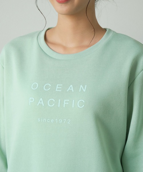 Ocean Pacific（オーシャンパシフィック）の「【OP:オーピー】レディース裏起毛フィットネス上下セット（スウェット・レディース・ブラック/グリーン/ピンク・MEDIUM/SMALL/LARGE）」の20枚目の写真