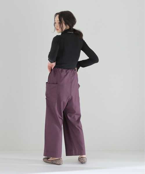 BASERANGE（ベースレンジ）の「【BASERANGE/ベースレンジ】 MAIN OMATO TURTLE NECK：Tシャツ（Tシャツ/カットソー・レディース・ブラック/ホワイト系その他・MEDIUM）」の9枚目の写真