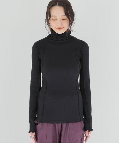 BASERANGE（ベースレンジ）の「【BASERANGE/ベースレンジ】 MAIN OMATO TURTLE NECK：Tシャツ（Tシャツ/カットソー・レディース・ブラック/ホワイト系その他・MEDIUM）」の12枚目の写真