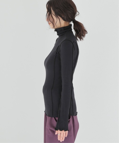 BASERANGE（ベースレンジ）の「【BASERANGE/ベースレンジ】 MAIN OMATO TURTLE NECK：Tシャツ（Tシャツ/カットソー・レディース・ブラック/ホワイト系その他・MEDIUM）」の13枚目の写真