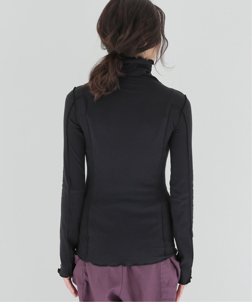 BASERANGE（ベースレンジ）の「【BASERANGE/ベースレンジ】 MAIN OMATO TURTLE NECK：Tシャツ（Tシャツ/カットソー・レディース・ブラック/ホワイト系その他・MEDIUM）」の14枚目の写真