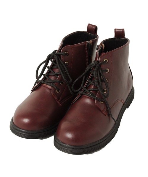 GLAZOS（グラソス）の「編み上げブーツ（ブーツ・キッズ・ブラック/キャメル/ワイン・22cm/23cm/24cm/20cm/21cm）」の3枚目の写真