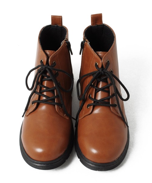 GLAZOS（グラソス）の「編み上げブーツ（ブーツ・キッズ・ブラック/キャメル/ワイン・22cm/23cm/24cm/20cm/21cm）」の10枚目の写真