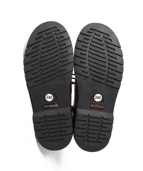 GLAZOS（グラソス）の「編み上げブーツ（ブーツ・キッズ・ブラック/キャメル/ワイン・22cm/23cm/24cm/20cm/21cm）」の9枚目の写真