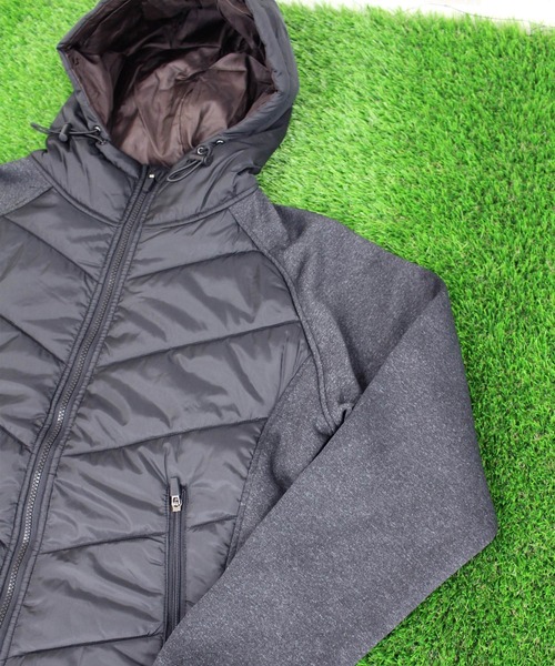 TopIsm（トップイズム）の「ジャージ切替 キルティング中綿 ゴルフジャケット ゴルフウェア メンズ（ゴルフグッズ・メンズ・ブラック/グレー/ブラック系その他/グレー系その他・LL/M/L）」の11枚目の写真