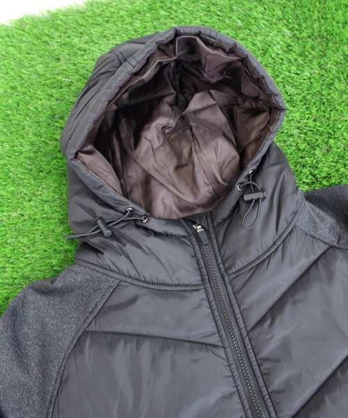 TopIsm（トップイズム）の「ジャージ切替 キルティング中綿 ゴルフジャケット ゴルフウェア メンズ（ゴルフグッズ・メンズ・ブラック/グレー/ブラック系その他/グレー系その他・LL/M/L）」の9枚目の写真