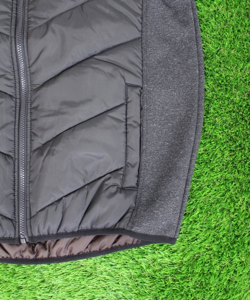 TopIsm（トップイズム）の「ジャージ切替 キルティング中綿 ゴルフジャケット ゴルフウェア メンズ（ゴルフグッズ・メンズ・ブラック/グレー/ブラック系その他/グレー系その他・LL/M/L）」の12枚目の写真