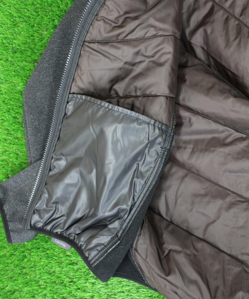 TopIsm（トップイズム）の「ジャージ切替 キルティング中綿 ゴルフジャケット ゴルフウェア メンズ（ゴルフグッズ・メンズ・ブラック/グレー/ブラック系その他/グレー系その他・LL/M/L）」の10枚目の写真