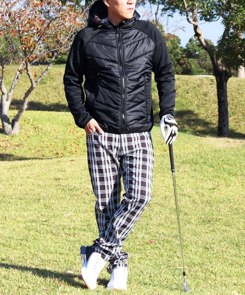 TopIsm（トップイズム）の「ジャージ切替 キルティング中綿 ゴルフジャケット ゴルフウェア メンズ（ゴルフグッズ・メンズ・ブラック/グレー/ブラック系その他/グレー系その他・LL/M/L）」の20枚目の写真