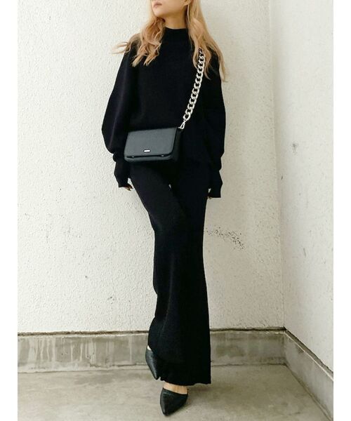 GYDA（ジェイダ）の「BOLDチェーンウォレットBAG（ショルダーバッグ・レディース・アイボリー/ブラック・FREE）」の16枚目の写真