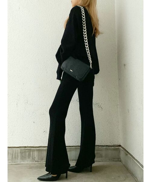 GYDA（ジェイダ）の「BOLDチェーンウォレットBAG（ショルダーバッグ・レディース・アイボリー/ブラック・FREE）」の19枚目の写真